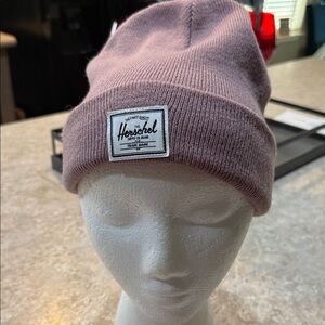 Herschel Supply Co Elmer Pink Mauve Beanie Hat
